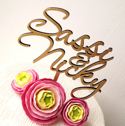 Cake topper for wedding, personalized cake topper, wedding cake topper, names cake topper, rustic wooden cake topper