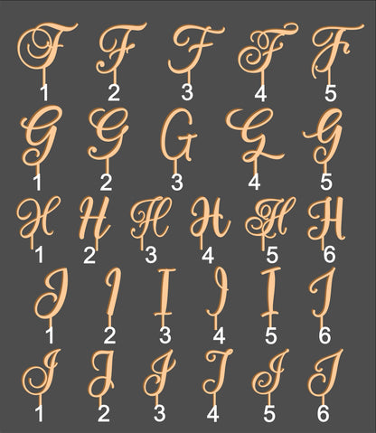 Personalized Monogram Cake Topper: Rustic Birch Wood Wedding Decor