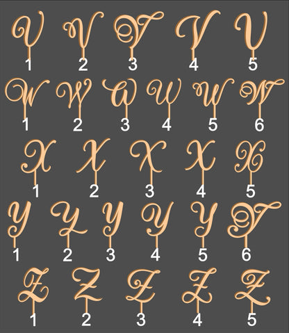 Personalized Monogram Cake Topper: Rustic Birch Wood Wedding Decor