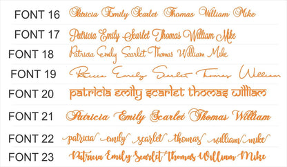 Personalized Wedding Last Name Cake Topper - Custom Script Mr & Mrs Design