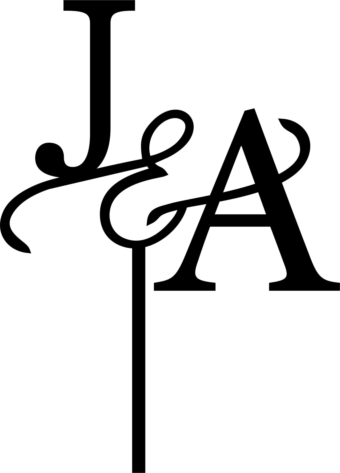 Personalized Monogram Wedding Cake Topper: Rustic Birch Wood Initial
